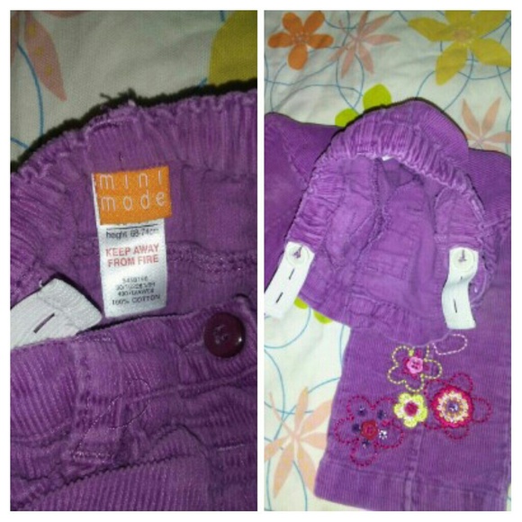 🍁hippie-chic bootcut adjustable cords- 6-9 months - Picture 6 of 8